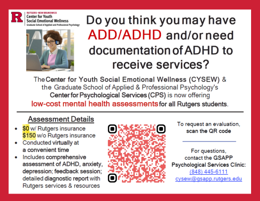 ADHD Assessment Flyer Graphic