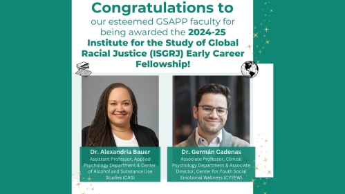 Dr. Alexandria Bauer and Dr. Germán Cadenas