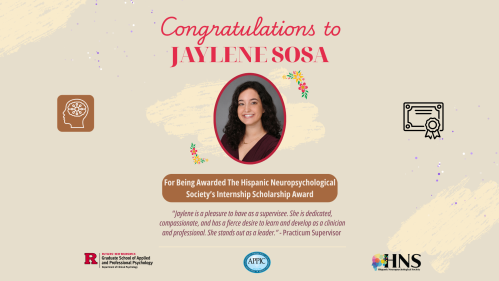 Jaylene Sosa Scholarship award