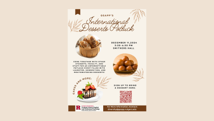 Desserts potluck flyer 