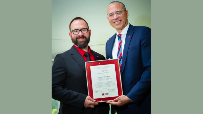 Dr. Christopher Manente award
