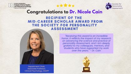 Congrats to Dr. Cain