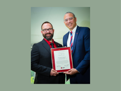 Dr. Christopher Manente award