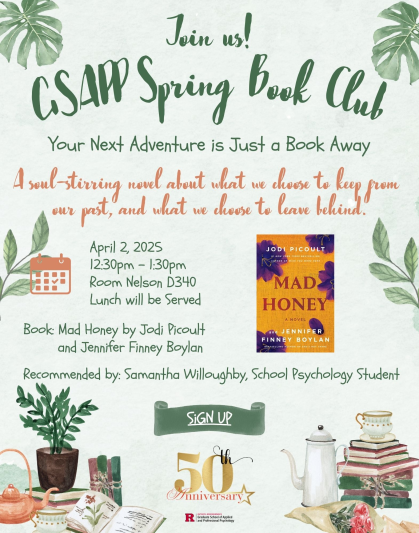 Spring Book Club Flyer