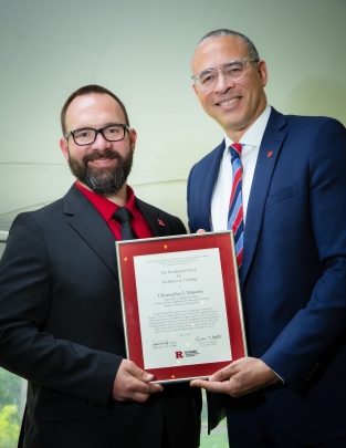 Dr. Christopher Manente award